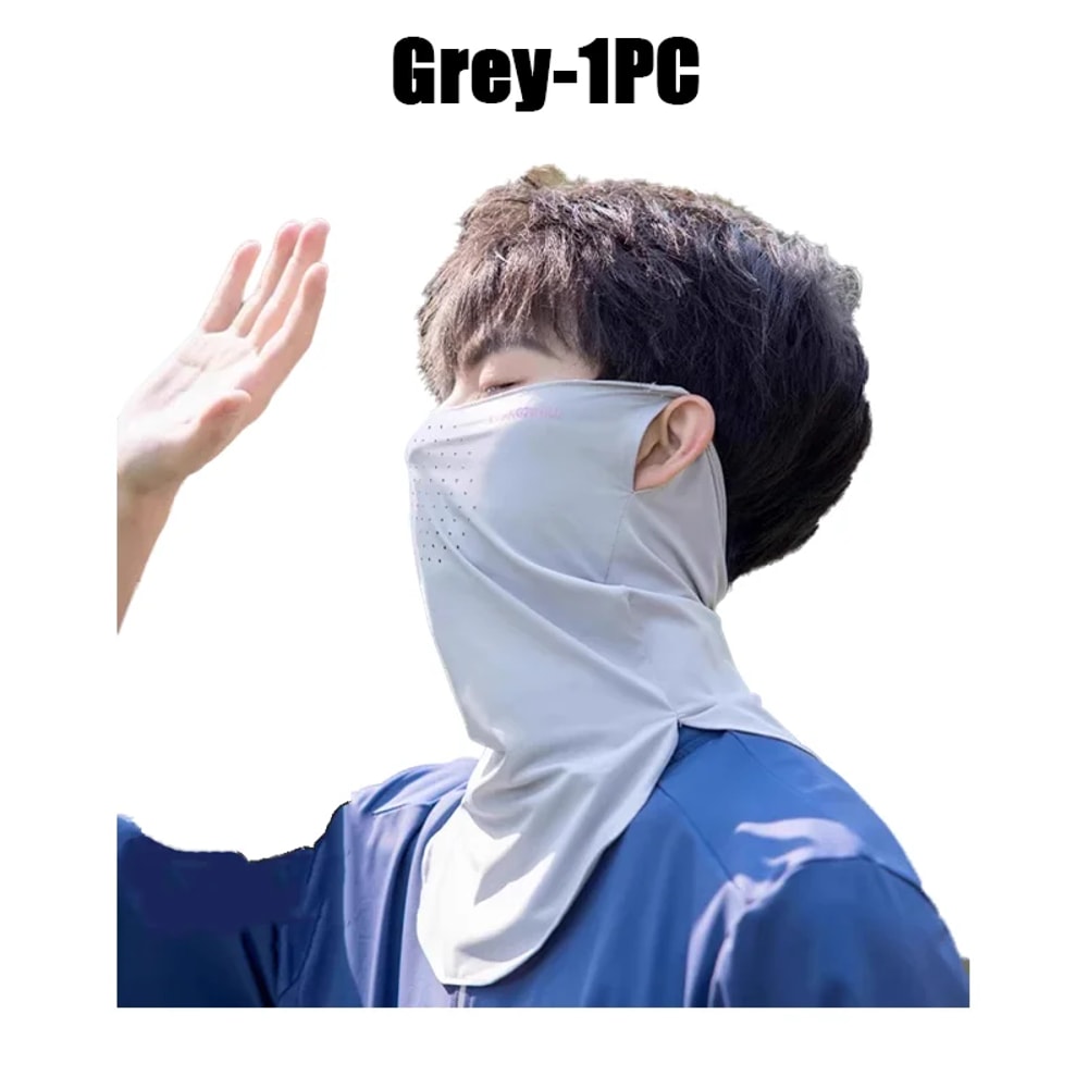 Ice Silk UV Protection Face Mask For Cycling Hiking Summer Outdoor Wear 7