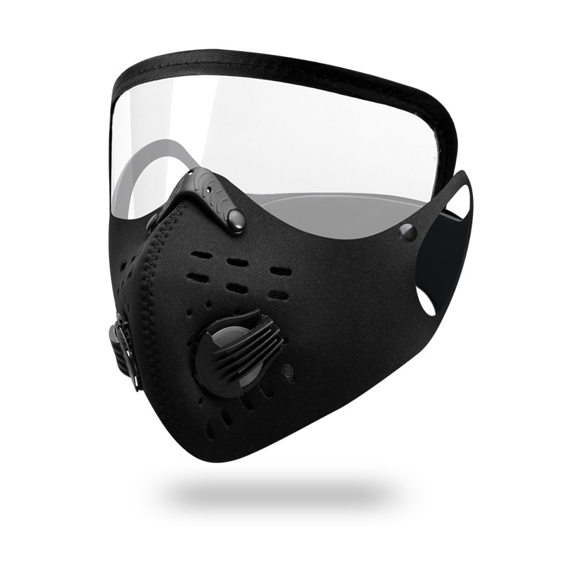 ThermoShield Cycling Face Mask With Goggles For Windproof Dust Protection 6