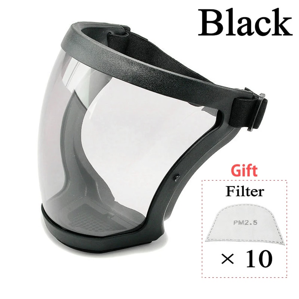 ClearGuard Full Face Shield Anti Fog Protective Face Visor for Splash Protection