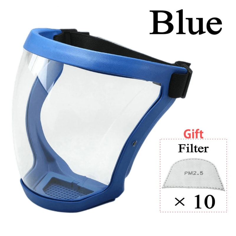ClearGuard Full Face Shield Anti Fog Protective Face Visor for Splash Protection