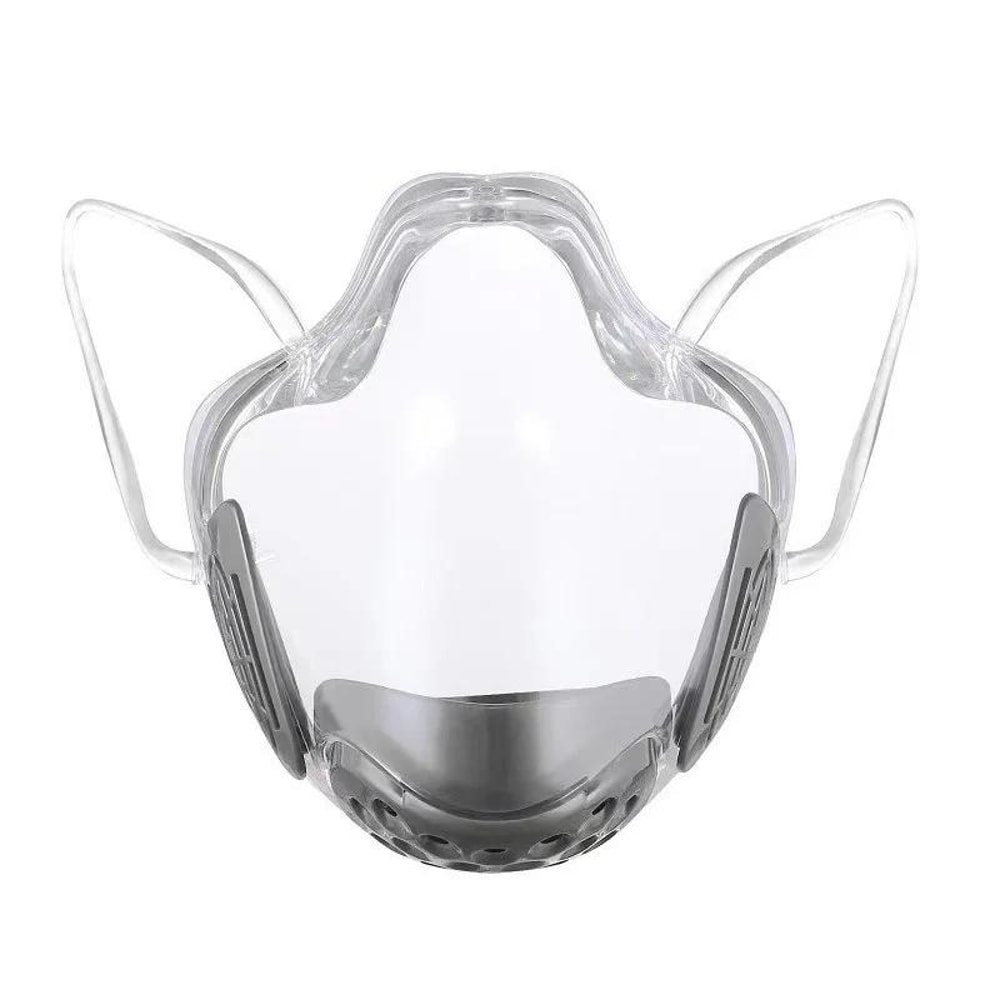ClearGuard Anti Fog Transparent Face Shield Reusable Dustproof Mouth Cover