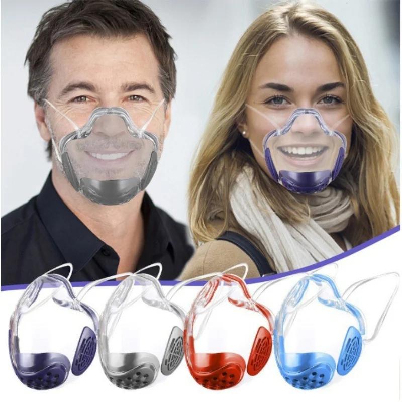 ClearGuard Anti Fog Transparent Face Shield Reusable Dustproof Mouth Cover