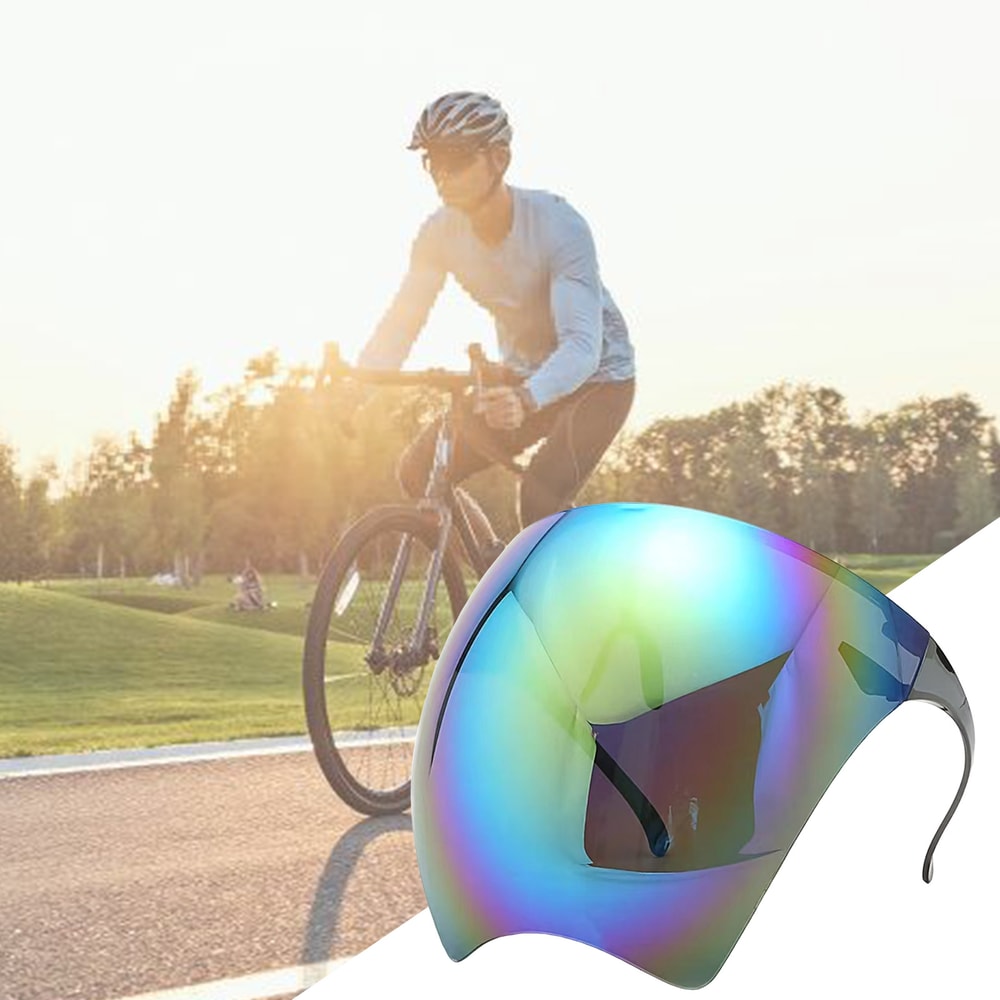 StormShield Cycling Face Mask With Anti Fog Goggles For Motorcycle Riding Mountain Biking 1