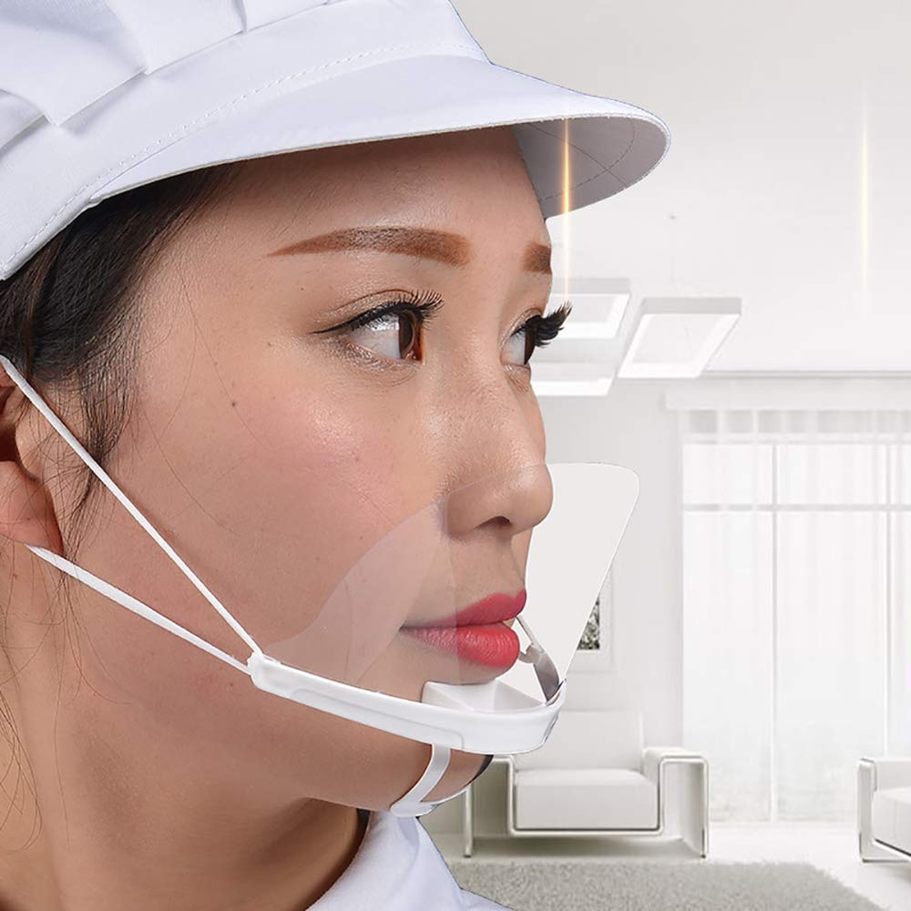 ClearGuard Food Hygiene Mouth Shield Set for Chefs & Food Handlers