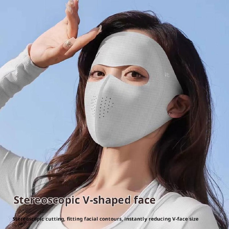 Ice Silk UV Protection Face Mask For Cycling Running Outdoor Summer Sports 3