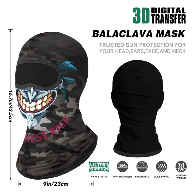 Ghost Skull Balaclava Motorcycle Face Mask For Skiing Cycling Tactical Cosplay 4