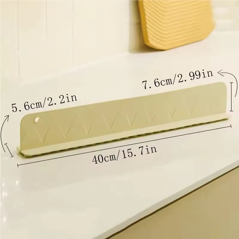 FlexSeal Sink Splash Guard Silicone Water Dam For Kitchen Counter Protection 1