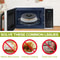 Collapsible Microwave Splatter Cover for Food Heating and Steaming