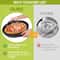 Collapsible Microwave Splatter Cover for Food Heating and Steaming
