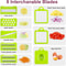SwiftPrep Vegetable Chopper And Food Slicer With MultiBlade Dicer Container 2