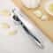 Stainless Steel Garlic Press & Nut Cracker Duo for Easy Kitchen Prep