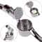 Stainless Steel Garlic Press & Nut Cracker Duo for Easy Kitchen Prep