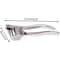 Stainless Steel Garlic Press & Nut Cracker Duo for Easy Kitchen Prep
