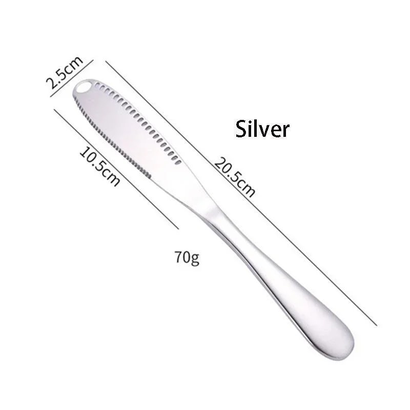 Butter Spreader Knife Stainless Steel Curler Cheese Cutter For Smooth Spreading 5
