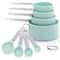 Stackable Measuring Cups and Spoons Set for Baking & Cooking with Easy-Grip Handles