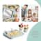 Frozen Swirl Rolled Ice Cream Maker for DIY Frozen Yogurt and Homemade Desserts