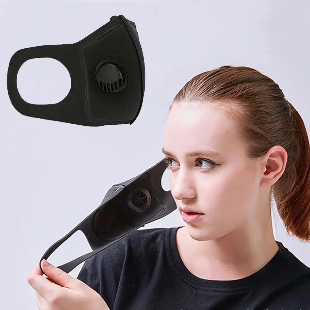 Reusable Dust Protection Face Mask With Breathing Valve For Everyday Outdoor Use 4