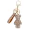 Sparkling Bear Tassel Keychain For Bags Cars Couples 5