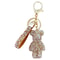 Sparkling Bear Tassel Keychain For Bags Cars Couples 5