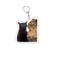Funny Cat Meme Keychain for Bags and Backpacks Cute Gift for Cat Lovers