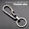 Titanium Carabiner Keychain With Bottle Opener For Everyday Carry And Outdoor Travel 0