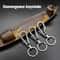 Titanium Carabiner Keychain With Bottle Opener For Everyday Carry And Outdoor Travel 2