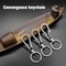 Titanium Carabiner Keychain With Bottle Opener For Everyday Carry And Outdoor Travel 2