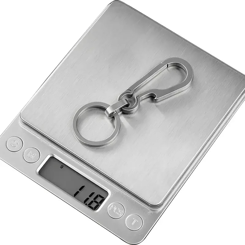 Titanium Carabiner Keychain With Bottle Opener For Everyday Carry And Outdoor Travel 5