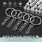 DIY Silver Keyring Split Rings For Custom Keychains Key Holders 1
