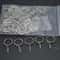 DIY Silver Keyring Split Rings For Custom Keychains Key Holders 0