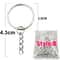 DIY Silver Keyring Split Rings For Custom Keychains Key Holders 6