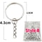 DIY Silver Keyring Split Rings For Custom Keychains Key Holders 6
