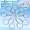 DIY Silver Keyring Split Rings For Custom Keychains Key Holders 3