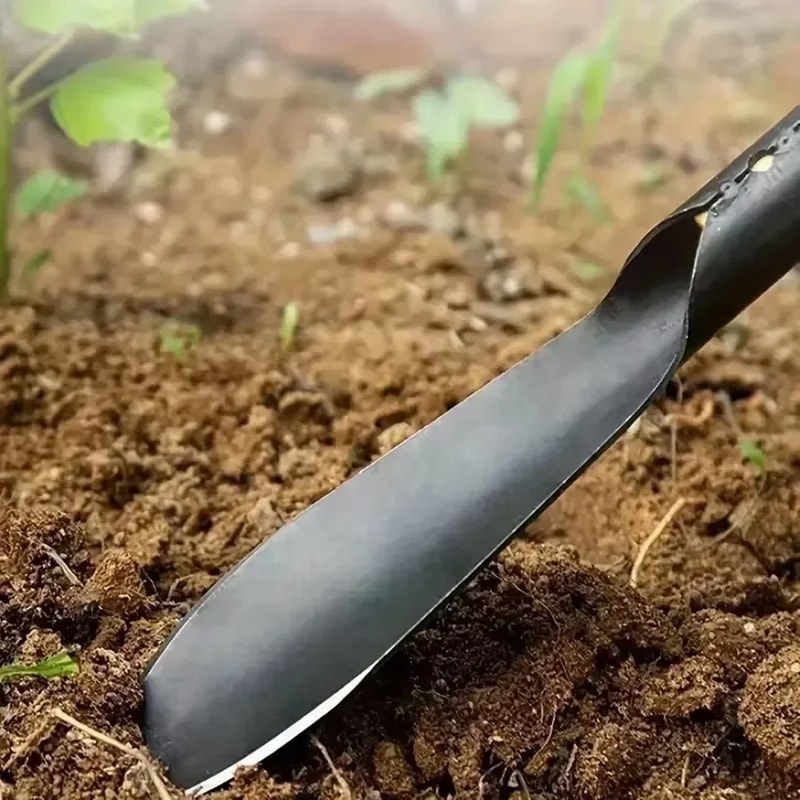 Heavy Duty Garden Shovel Hand Hoe For Weeding Soil Loosening And Flower Planting 3