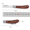 Professional Folding Grafting Knife For Fruit Trees With Wooden Handle 3