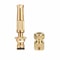 Brass High Pressure Garden Hose Nozzle Sprayer with Adjustable Jet Spray