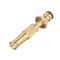 Brass High Pressure Garden Hose Nozzle Sprayer with Adjustable Jet Spray