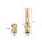 Brass High Pressure Garden Hose Nozzle Sprayer with Adjustable Jet Spray