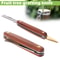 Professional Grafting Knife for Fruit Trees Foldable Wooden Handle Pruning Cutter