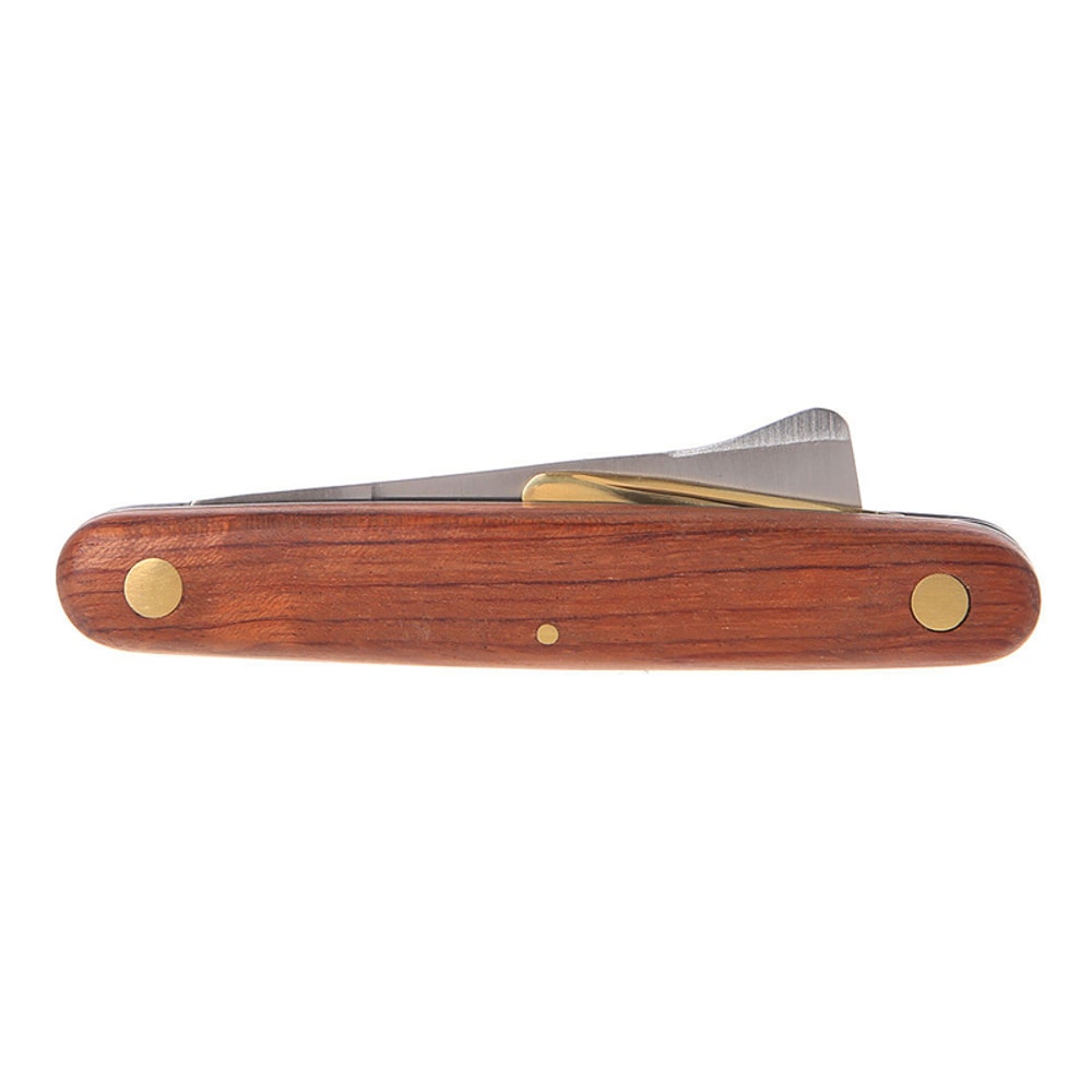 Professional Grafting Knife for Fruit Trees Foldable Wooden Handle Pruning Cutter