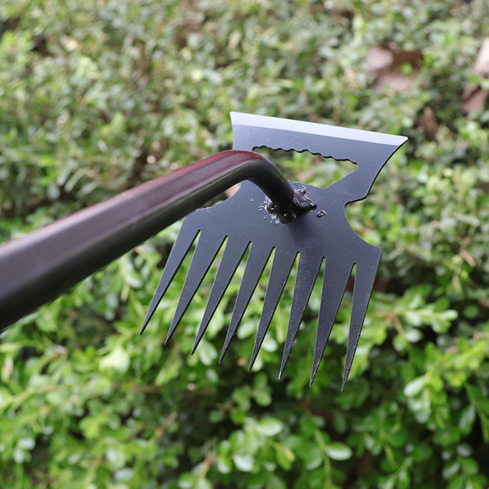 Stainless Steel Dual Head Garden Weeding Rake Hoe 1