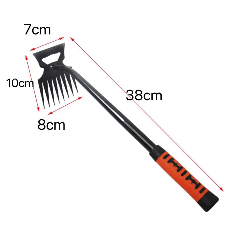 Stainless Steel Dual Head Garden Weeding Rake Hoe 6