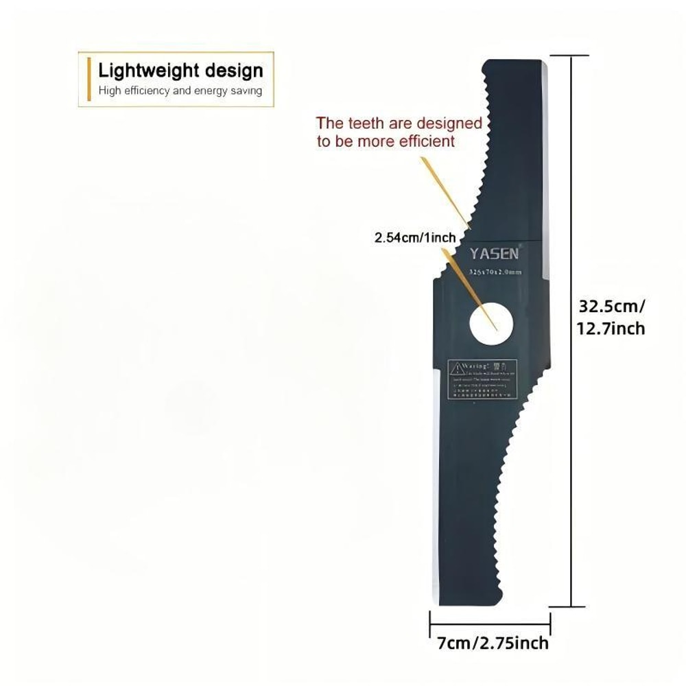 Shaped Brush Cutter Blade For Lawn Trimmer And Heavy Duty Weed Removal 4