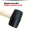Eco Friendly Rubber Mallet With Wooden Handle For Camping Flooring Woodworking 4