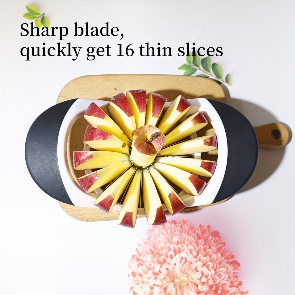 Blade Apple Slicer & Corer for Large Apples Heavy Duty Stainless Steel Fruit Cutter