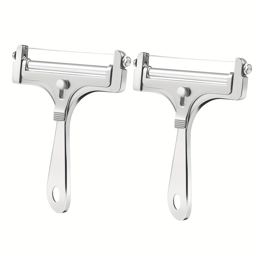 Adjustable Cheese Slicer for Perfect Thin or Thick Cuts Stainless Steel Cheese Cutter