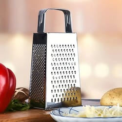 sided stainless steel box grater multi purpose cheese and vegetable grater