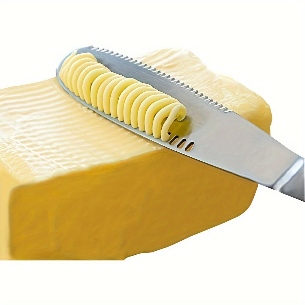 ButterEase Stainless Steel Butter Spreader Knife & Reusable Cheese Spreader