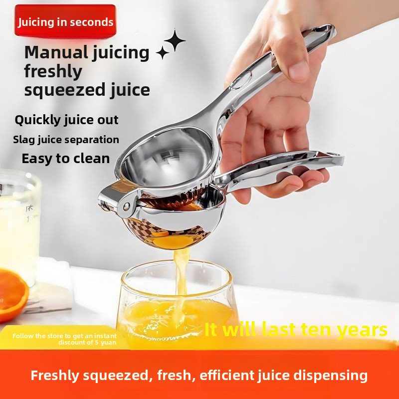 CitrusPress Manual Lemon Squeezer for Fresh Juice and Kitchen Prep