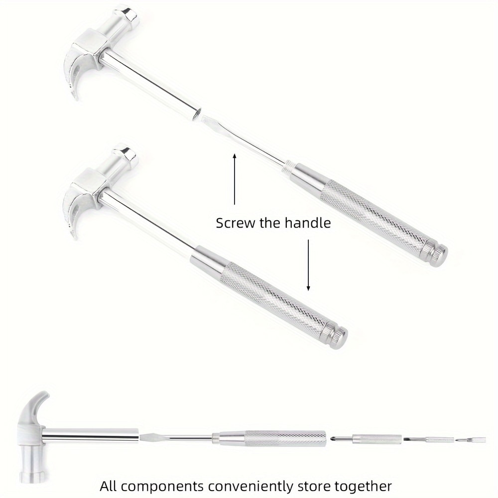 Mini Copper Hammer & Precision Screwdriver Kit for Watch Repair and DIY Fixes